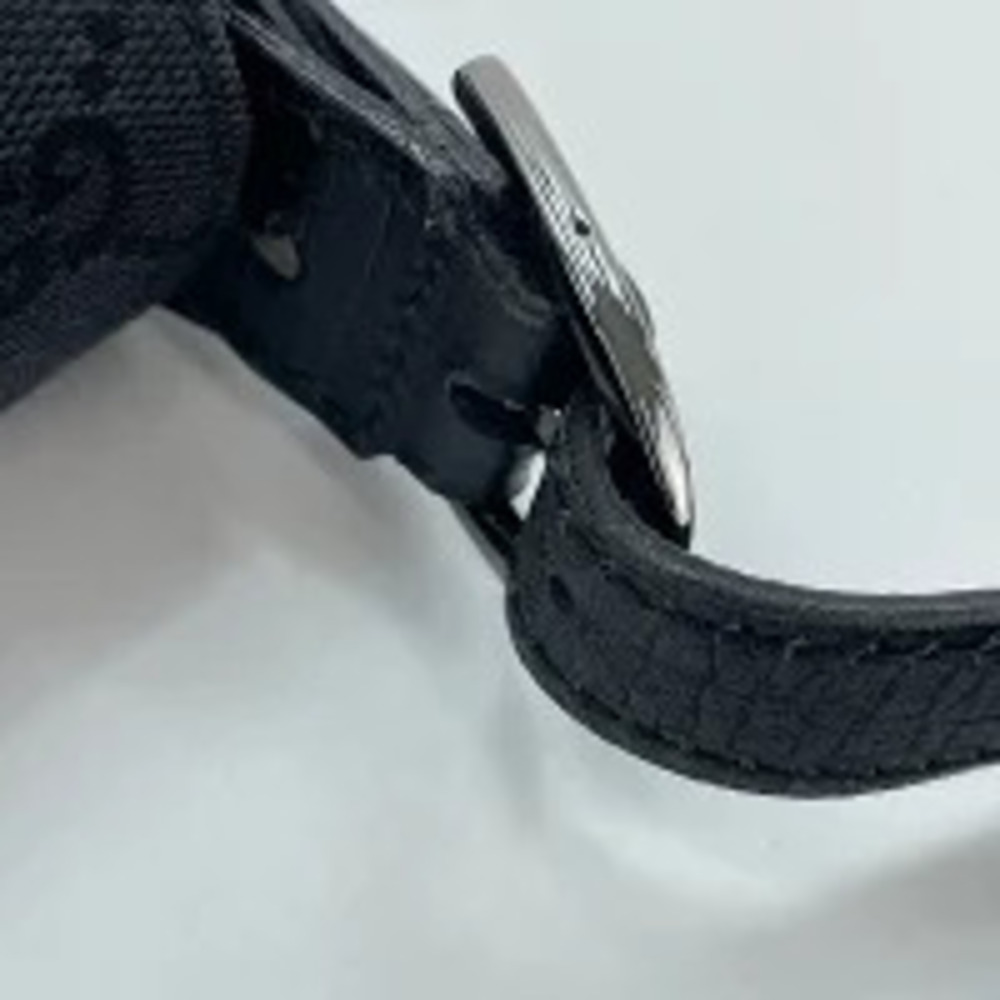 Gucci GG Canvas Horsebit Chain Handbag Black - Picture 11 of 11